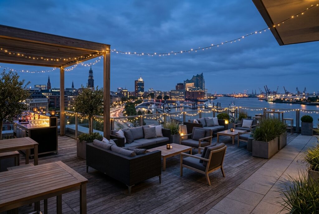 Rooftop 152 – Panorama-Terrasse über Hamburg
